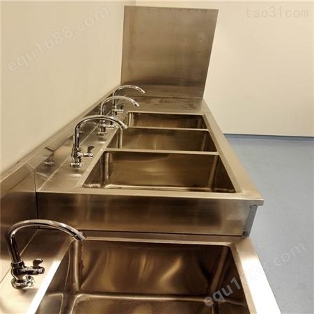 不锈钢手术室洗手池 科研洗手池厂家 科研感应洗手池