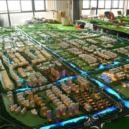 城市小区楼盘规划沙盘模型 立体还原地形地貌售楼处住宅环境展示