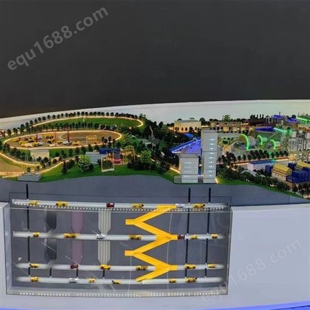 工业园区规划建筑沙盘模型 工程机械设备立体还原全貌展示 来图定制