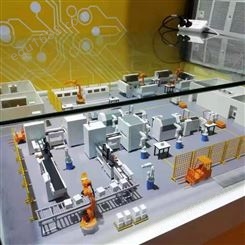 定制智能工业模型 废气处理机械设备厂区场景规划沙盘展示 形态逼真