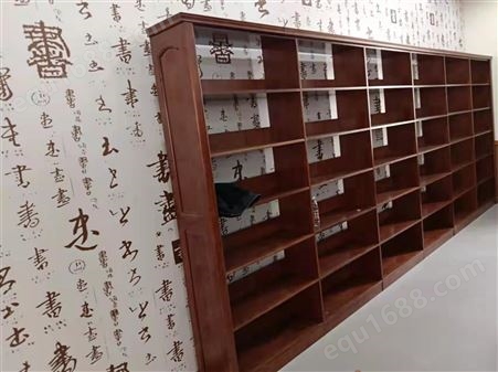 品牌图书馆橡木实木书架墙元正木业源头工厂可出技术方案