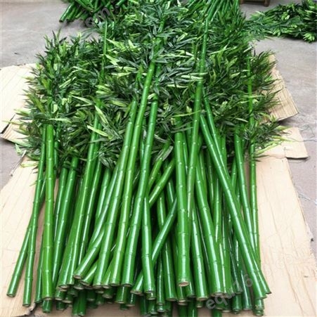 西安假竹子 仿真竹叶各种尺寸均可定做