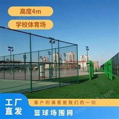 篮球场围网 运动场地使用体育场护栏网 五人制足球场围栏 润程金属