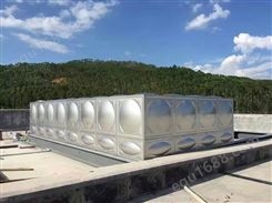 阿s拉善盟矩形不锈钢拼装水箱1m*1m板材生活水泵房储水池安装