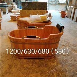 豪匠美业 杭州优质橡木洗澡桶 泡澡桶成人桑拿熏蒸木质 批发直销