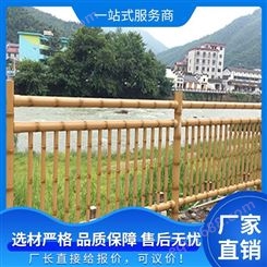 绿色仿竹护栏生产厂家 订货号0326 公园装饰竹子 适用范围广