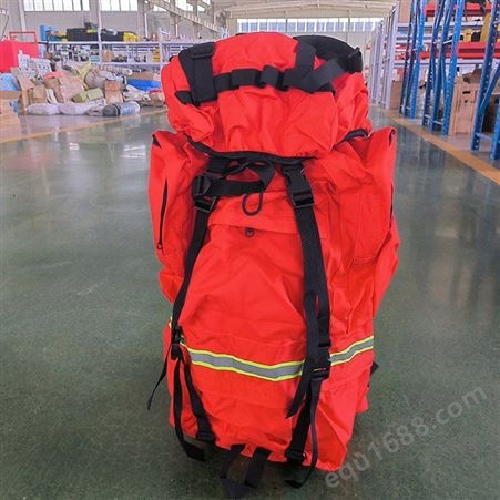 防水抗撕拉背负式抢险救援包 100L应急救援背囊个人携行装备消防包