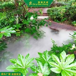 贵阳庭院雾森系统设备 假山雾化系统 智易天成