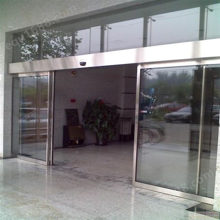 锦良装饰 商场办公楼酒店玻璃门不锈钢电动自动玻璃感应门定制