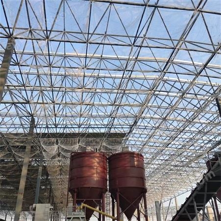 建筑厂房车间加油站钢结构网架 使用寿命长 样式丰富