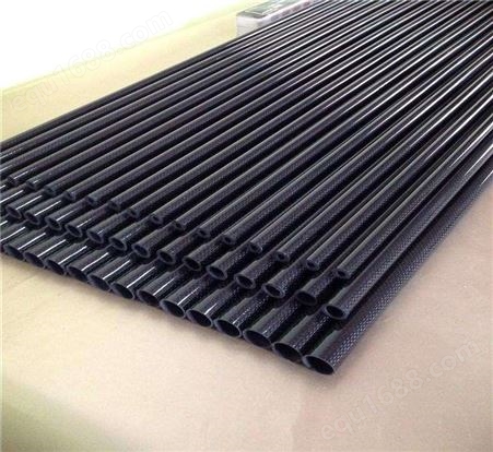 3K碳纤维管材 斜纹哑光碳管 纹路清晰 碳纤维厂家定制
