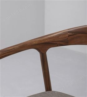天一美家全实木新中式餐椅家用简约现代设计师款休闲椅