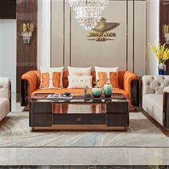 天一美家后现代轻奢沙发客厅皮真现代家具高档意大利品牌风组合