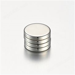 厂家圆形强力磁铁银币大小350°圆形钐钴灯具磁铁