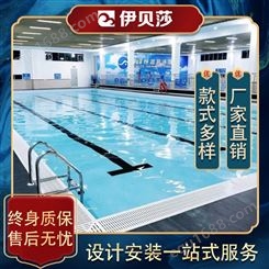 健身房大型室内恒温游泳池钢板拼装式马赛克泳池设备设施厂家