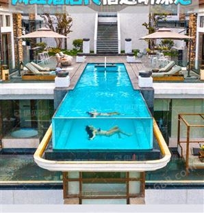 三亚酒店无边泳池.酒店私人泳池.超白玻璃泳池.伊贝莎