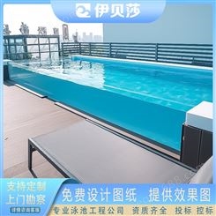 上海别墅泳池.砖砌游泳池.钢板游泳池伊贝莎