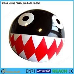 厂家供应 外贸pvc充气球 卡通沙滩球 PVC儿童玩具球