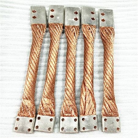 绝缘PVC铜绞线软连接 镀锡铜发电机组铜线 导电性强 福能
