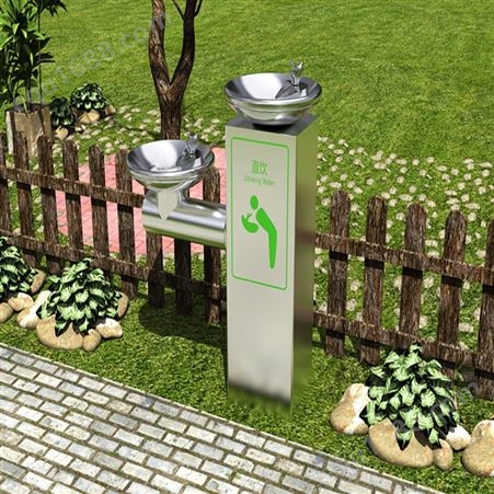 两盘不锈钢便民直饮水台 城市公用户外饮水设施 支持非标定做