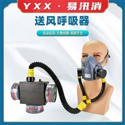 打磨装修水泥面粉厂煤矿防工业粉尘面罩电动送风口罩