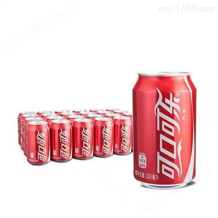 可口可乐听装330ml*24罐汽水碳酸饮料罐装饮料