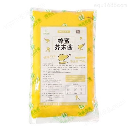 海通森美蜂蜜芥末酱 韩式炸鸡用 多口味可选700g*12袋